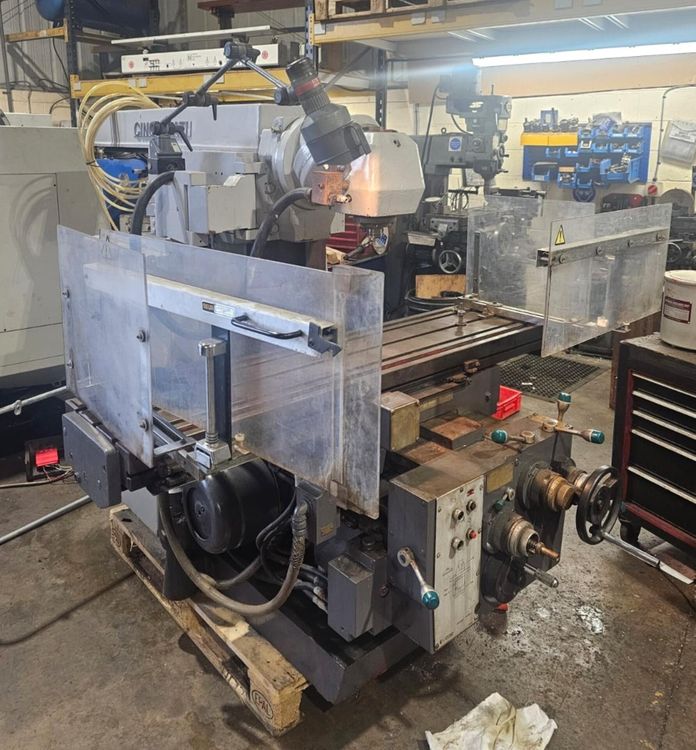 Cincinnati 2MK Horizontal Mill with Universal Vertical Head 1500 RPM