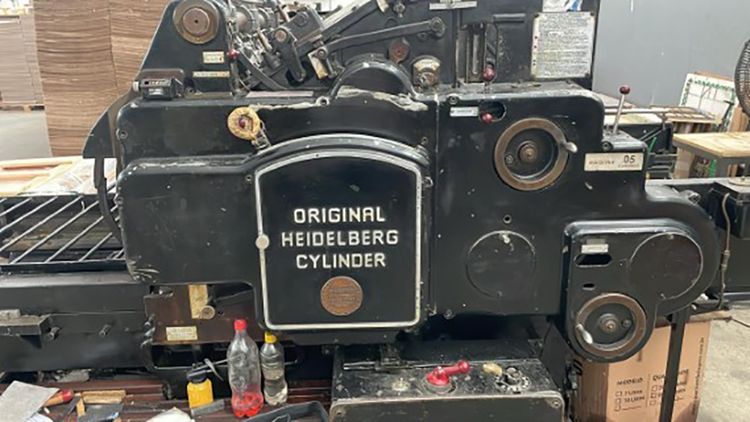 Heidelberg Automatic Cylindrical Die Cutting Machine