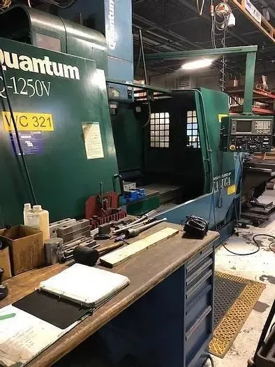 Kasuga FANUC 18M 6000 RPM QUANTUM Q-1250V 3 Axis
