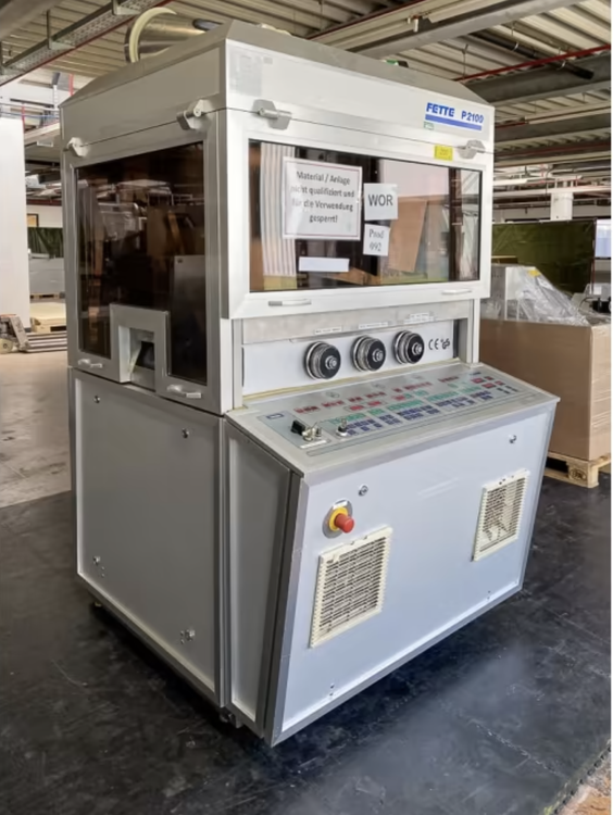 Fette P2100 Tablet Presses/Tablet Dedusters