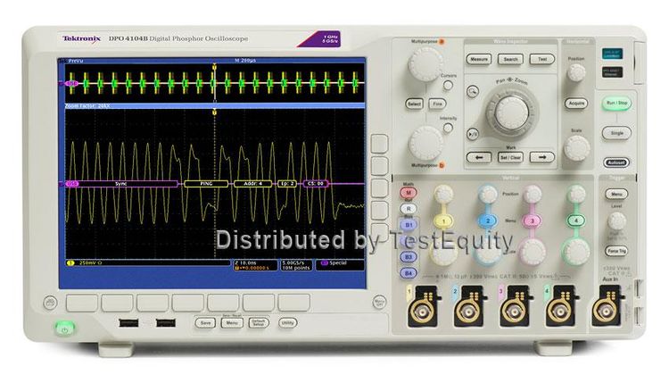 Tektronix DPO4104B Digital Phosphor Oscilloscope