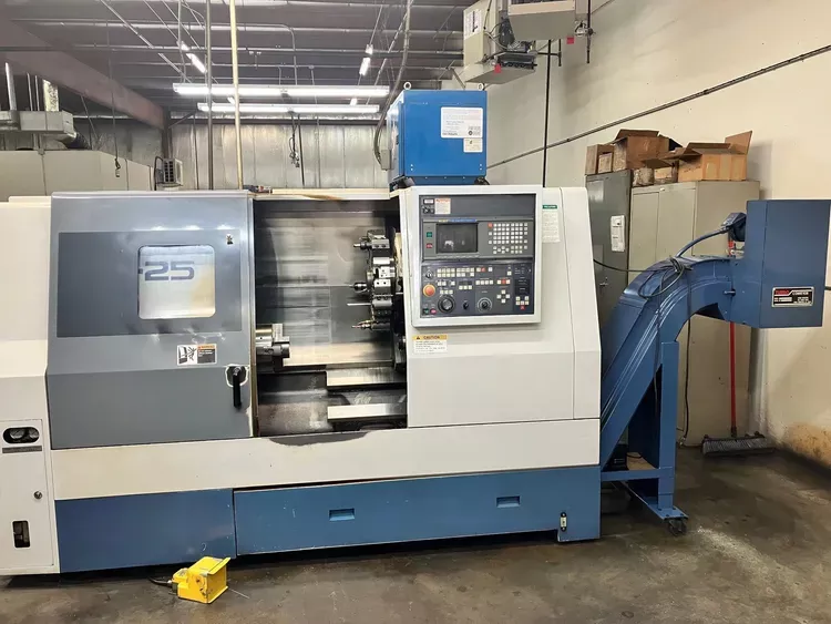 Mori Seiki CNC (Fanuc 18T CNC Color Control) 3,500 RPM SL25B500 2 Axis