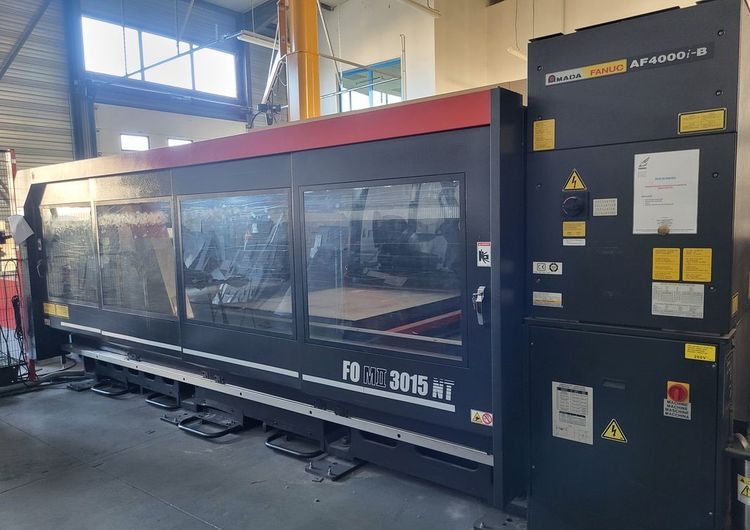 Amada FO-MI II 3015 NT 4kW Laser Cutting Machine CNC Control