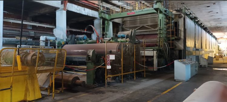 Valmet LWC/MWC paper machine 5320 mm trim 32-62 gsm ca. 300-400t/d & 1200m/min