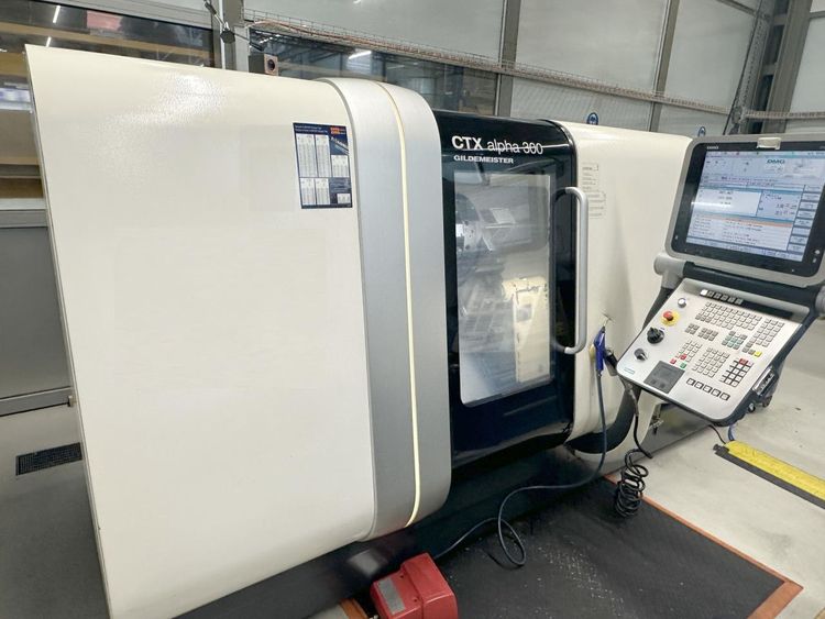 DMG SIEMENS 840D solution line 5000 rpm CTX alpha 300 3 Axis