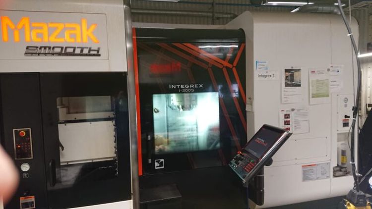 Mazak Mazatrol Smooth X, 5-axis simultaneous 5000 rpm INTEGREX i-200S 4 Axis