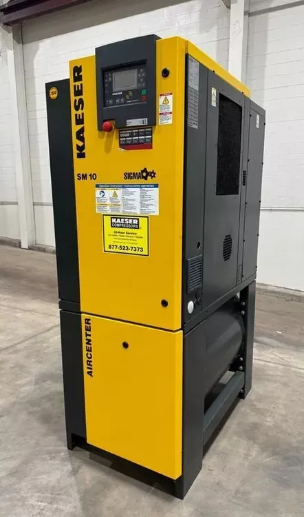 Kaeser SM 10 AIRCENTER Operating Pressure: 125 psig