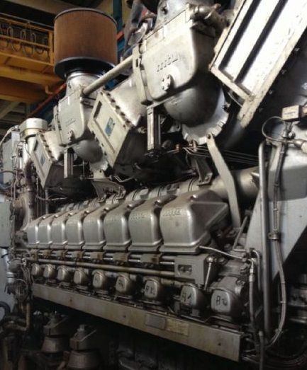 MTU 16V595 Marine Diesel Engine