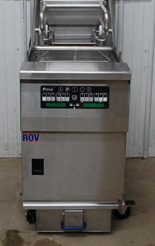 Pitco SFSELVRF 76 LB Open Well Vat Electric Fryer