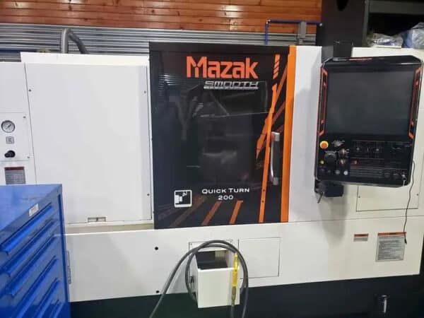 Mazak CNC (Mazatrol SmoothG CNC Control) 5,000 RPM Quick Turn 200 2 Axis