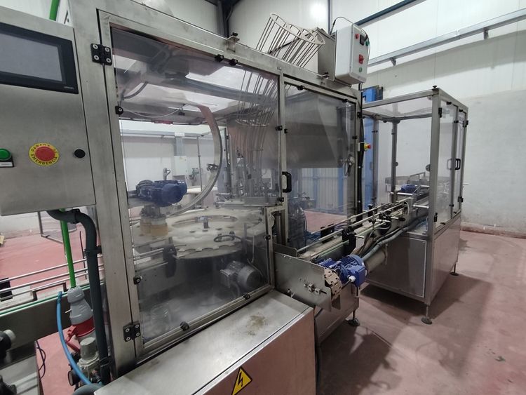 Complete stainless steel jar filling line