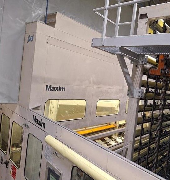 PCMC Complete Tissue paper Rewinder type Maxime 600 m/ mn  w/ wrapper bundler bagger printer  2.750 mm
