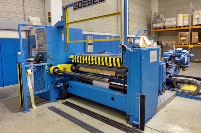 Goebel 1620 mm type Rapid slitter rewinder