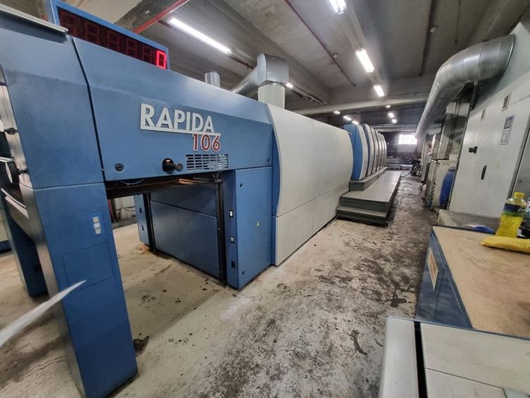 KBA Rapida 106 -5L SIS CX FAPC ALV2 740 x 1060 mm