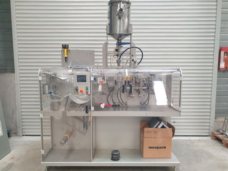 Mespack H-100 horizontal form, fill, and seal pouch machine