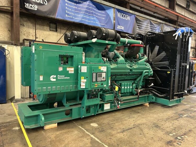 Cummins QSK60-G6 DIESEL GENERATOR SET  Generator Output: 2,187.5 kVA