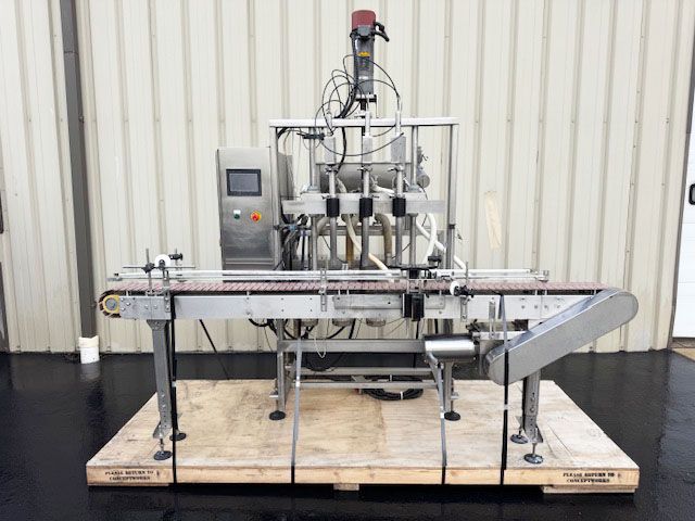 FPS 3-Head Automatic Inline Pump Filler