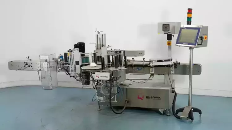 Quadrel VersaLine Spot/Wraparound Pressure Sensitive Labeler