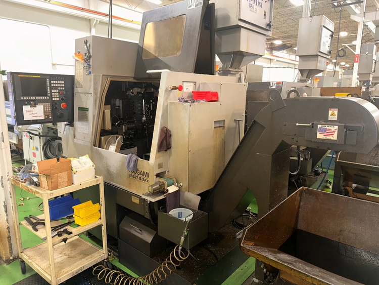 Tsugami Fanuc Series 31i-Model B5 Variable Speed SS327-5AXIII 2 Axis