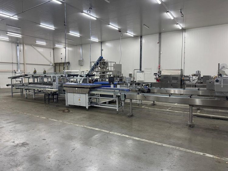 Complete weighing/packaging line