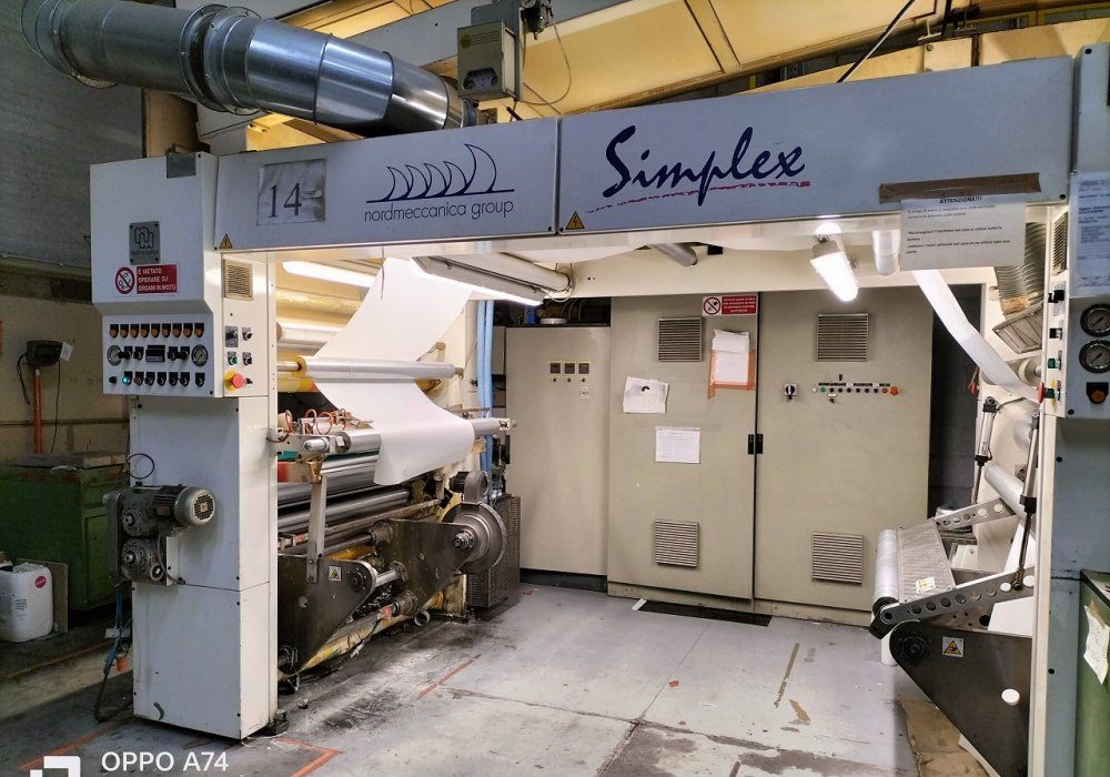 Nordmeccanica SIMPLEX Laminator / Coating Machine SOLVENTLESS