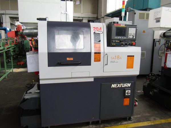 Nexturn CNC FANUC Oi-TC 8000 rpm NEXTURN SA18A 2 Axis