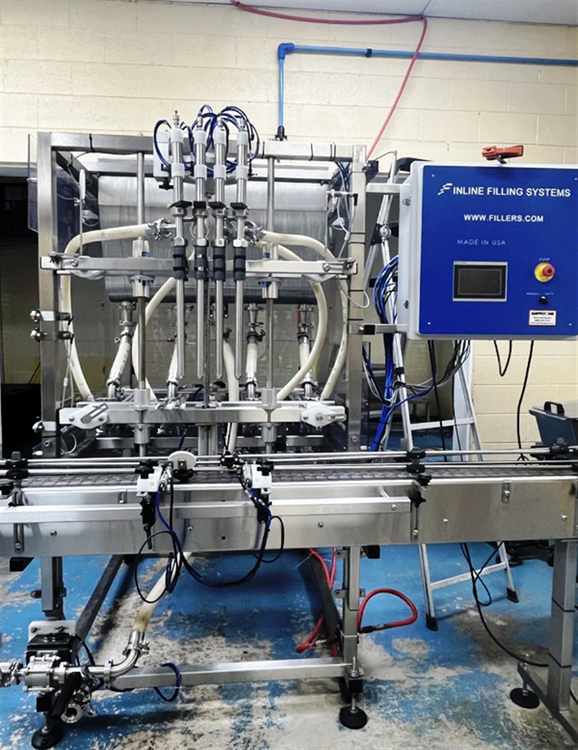 Inline Filling Systems (IFS) FPD 4-12 Piston Filling Line