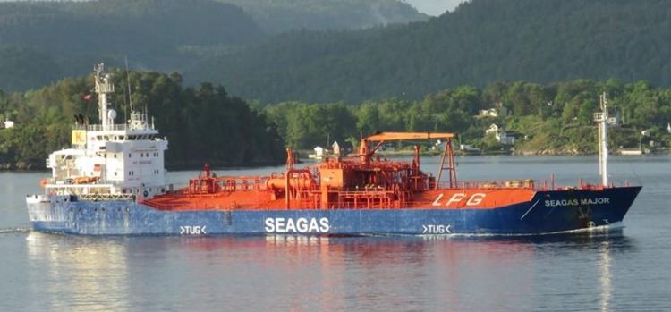 SOCIETATEA COMERCIALA SEAGAS MAJOR ABT 4179 DWT ON 6.42 M DRAFT