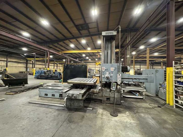 Wotan B-130S HORIZONTAL BORING MILL Quill Diameter: 5-1/8 in 1000 rpm