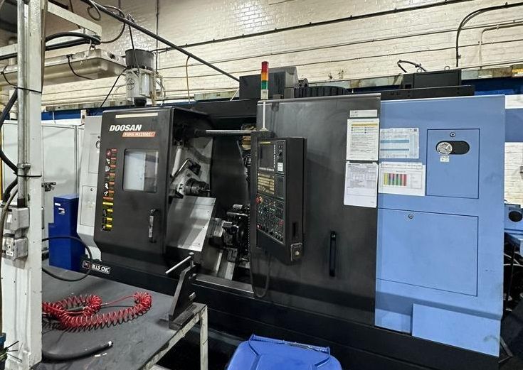 Doosan FANUC 32i TA 5000rpm Puma MX2100ST X1,X2,Z1,Z2,Y,A