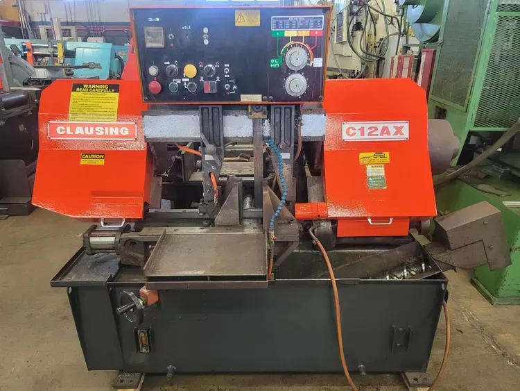 Clausing C12AX Bandsaw Semi Automatic