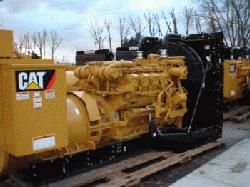 4 CAT 3508 generators 750 kW or 1,000 hp prime power