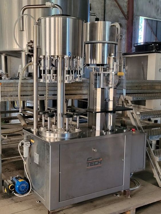 Canelli Tech, Semi-automatic monobloc bottling and filling machine