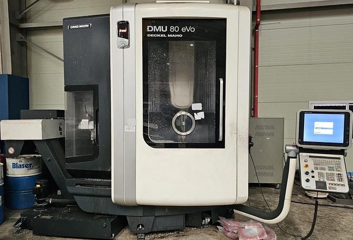 DMG DMU80eVo FD Universal Machining Center 3 Axis