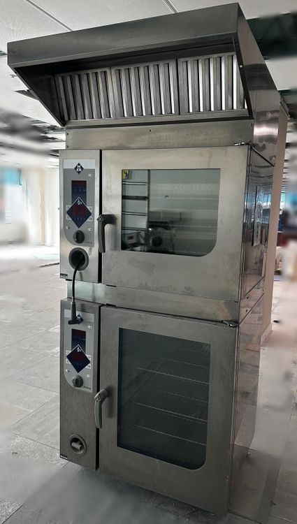 MKN Stacked 10 & 6 Grid Electric Combi Ovens