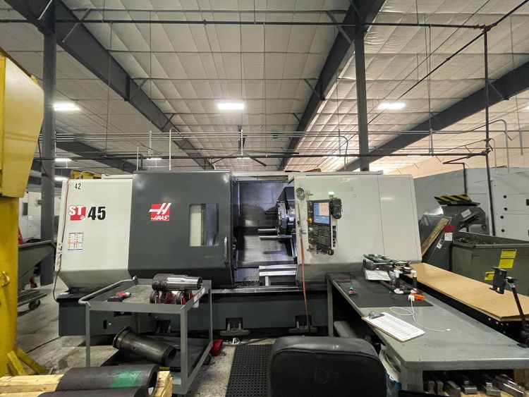 Haas Haas 2-Axis CNC Control with 15" Color Monitor 1400 rpm ST-45 2 Axis