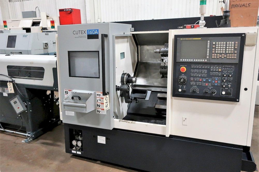 Hwacheon FANUC 0iTF CNC CONTROL 6000 RPM CUTEX-160A 2 Axis