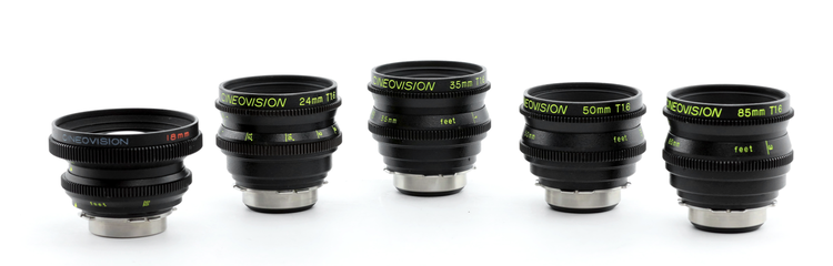 Cineovision Super Speed Spherical Prime Lens Set