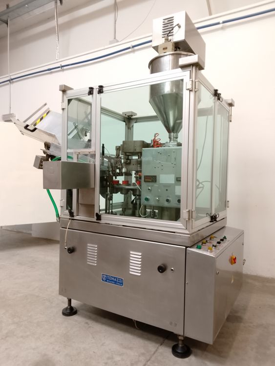 Tonazzi NOVA 105, TUBE FILLING MACHINE FOR PLASTIC TUBES