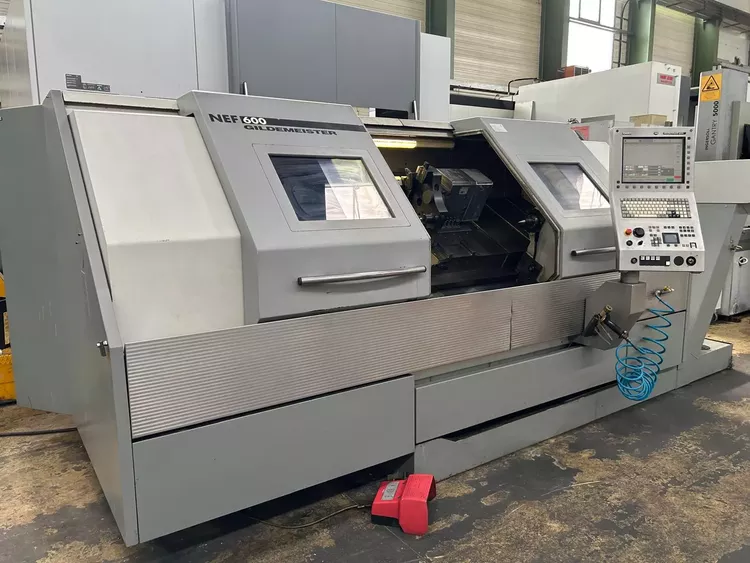 DMG Heidenhain IT Turn Plus Control 3000 rpm GILDEMEISTER NEF 600 2 Axis