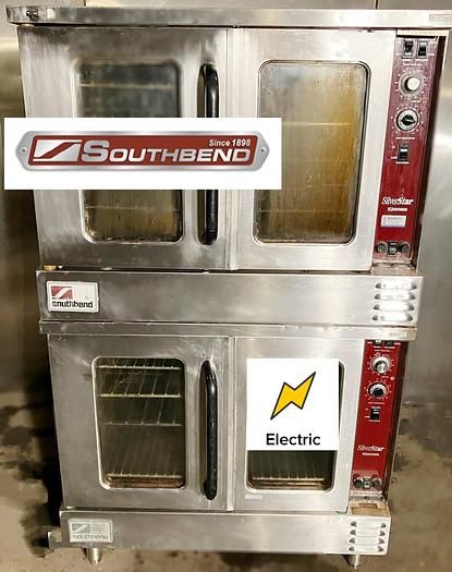 Southbend Double Stack of Southbend Electric Convection Ovens