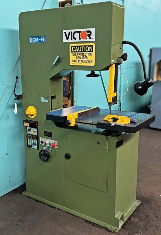 Victor DCM6TS Vertical Band Saw with Blade Welder Semi Automatic