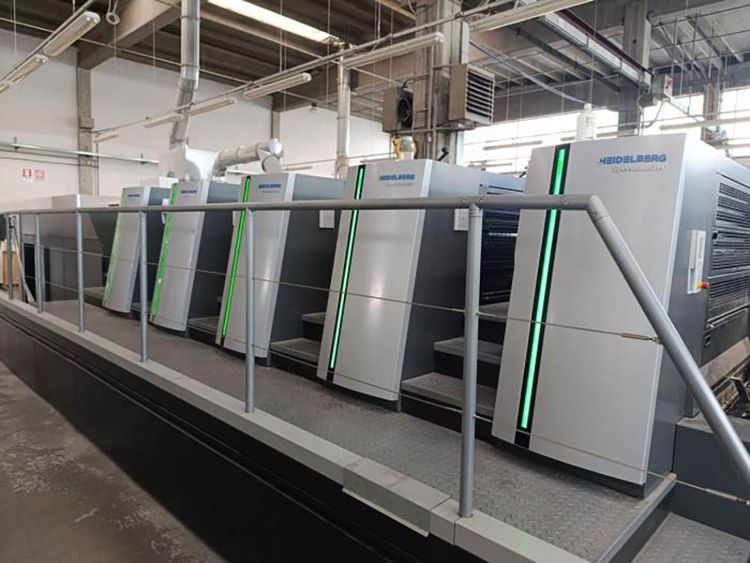 Heidelberg Speedmaster XL 106-4+LX 750mm x 1060mm