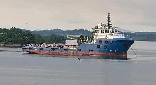 GUANGDONG  YUEXIN OCEAN, ODETTE ABT 2623 DWT ON 5.9 M DRAFT