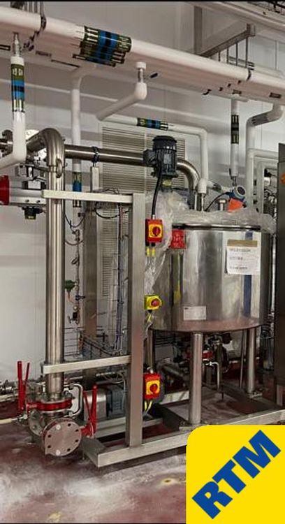 Watson Likwifier jacketed with steam and holding tank