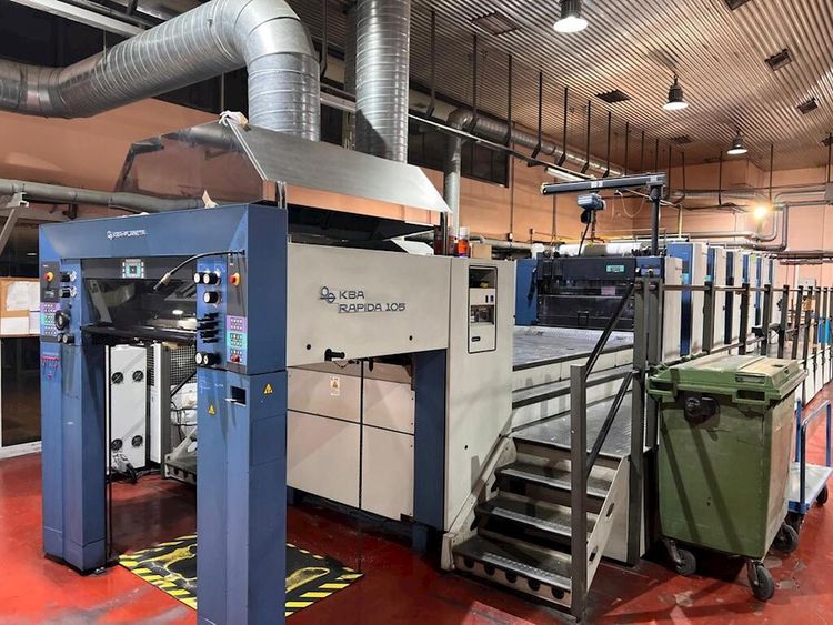 KBA RA 105-6L PWVA UV drying (Hybrid)  74 x 105 cm