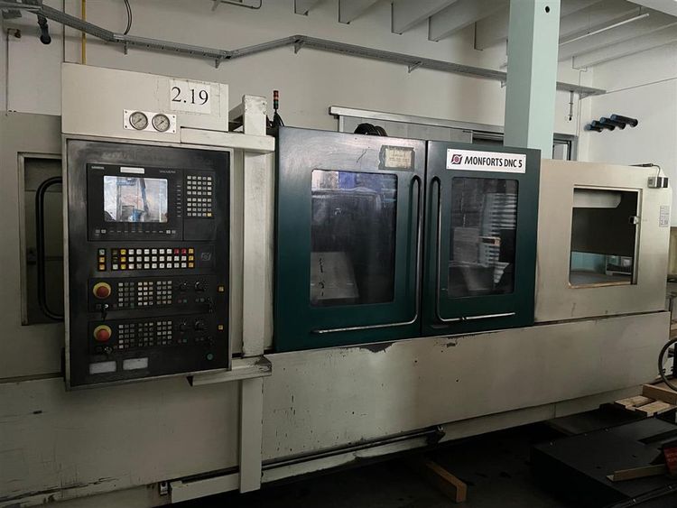 Monforts Control Siemens 840 D 4,000 RPM DNC 5 5 Axis