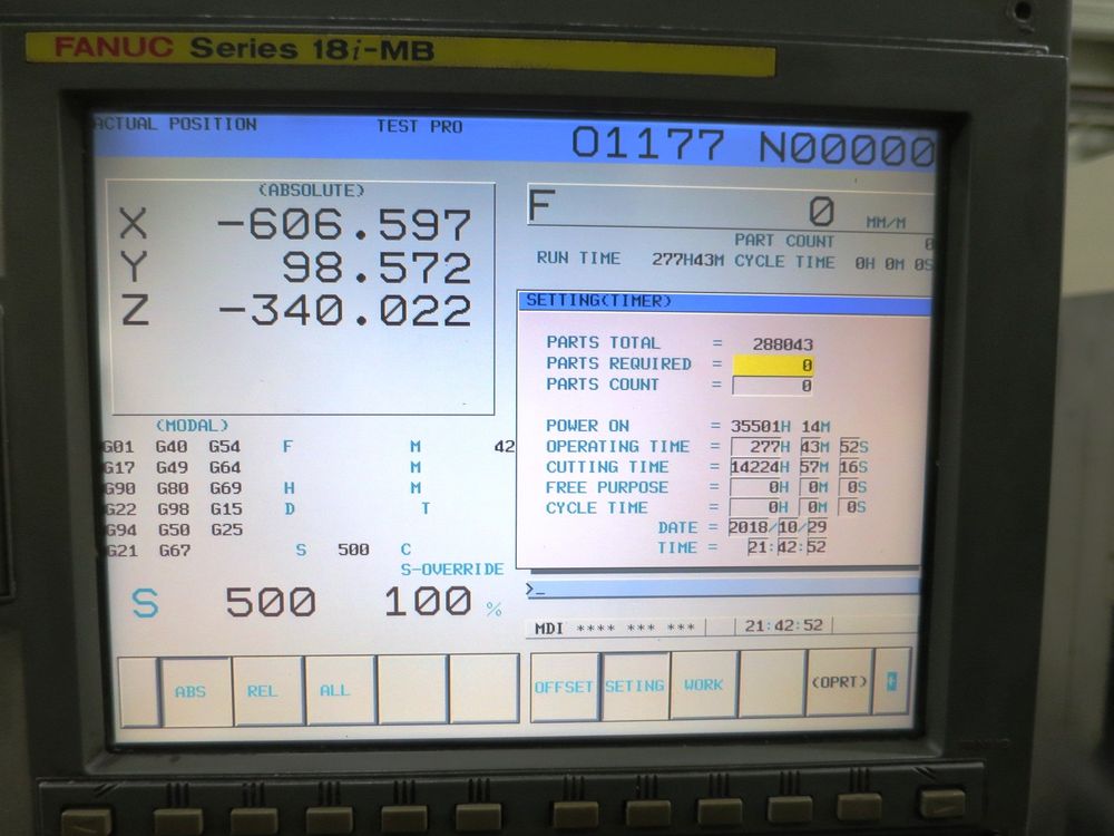 Fanuc Fanuc 18i-MB CNC control ROBODRILL ALPHA T21IDE 3-AXIS 3