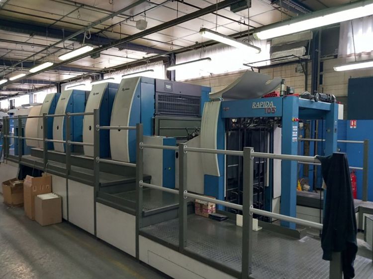 Koenig & Bauer RAPIDA 105/4 SW2 72x105