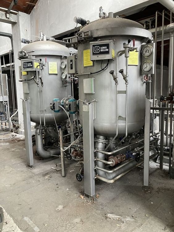 2 Loris Bellini RBNV Bobbins dyeing autoclaves